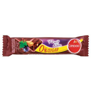 Canderel Choc Bars Fruit Nut 1 x 27Gr