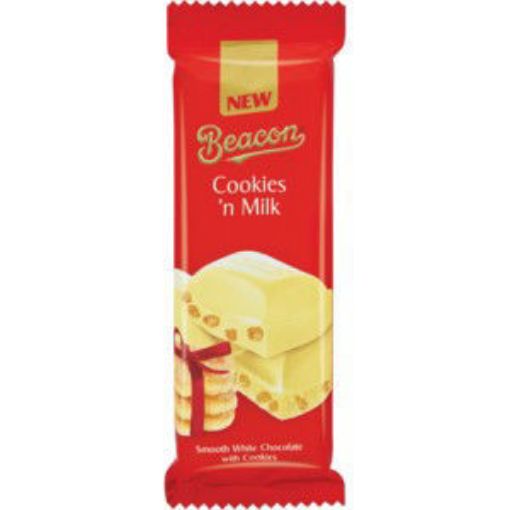 Beacon Choc Slab Cookies In Milk 1 x 80Gr