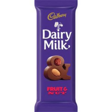 Cadbury Choc Slab Fruit & Nut 1 x 80G