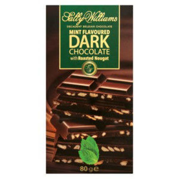 SALLY WILLIAMS Chocolate Dark Chocolate Mint With Crispy Nougat 1 x 80G