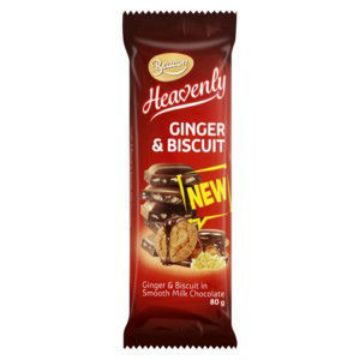 Beacon Chocolate Slabs Ginger Biscuits 1 x 80G