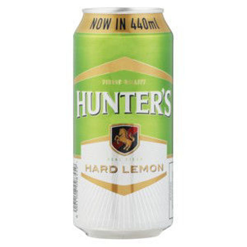 Hunters Cider Hard Lemon Can 1 x 440Ml