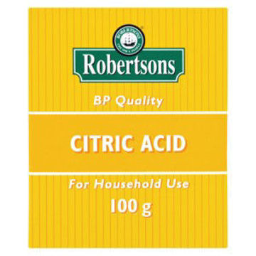 Robertsons Citric Acid 1 x 100Gr