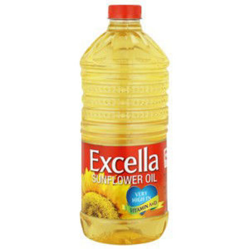 Excella Cooking Oil Pure Sunflower 8 x 2L