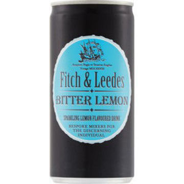 Fitch & Leeds CSD Can Bitter Lemon 6 x 200Ml