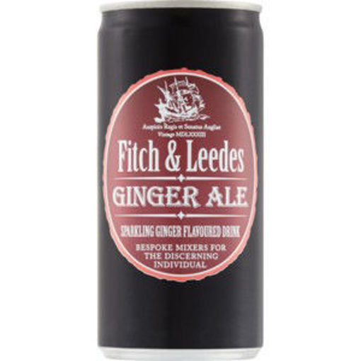 Fitch & Leeds CSD Can Gingerale 6 x 200Ml