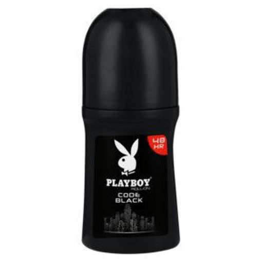 Playboy Deo Roll On Male Code Black 6 x 50Ml