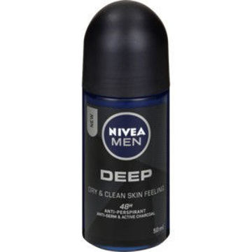 Nivea Deo Roll On Male Deep 1 x 50Ml