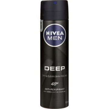 Nivea Deo Spray Male Men Deep Aero 1 x 150Ml