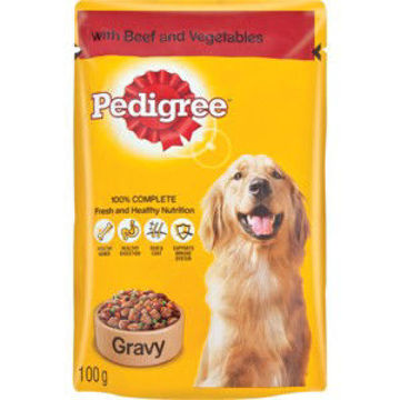 Pedigree Dog Food Adult Beef & Veg 1 x 100Gr