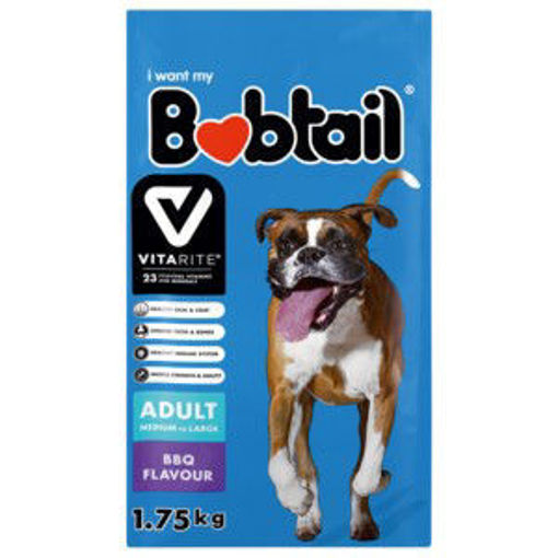 Bobtail Dog Food Adult Med Large BBQ Grill 1 x 1.75Kg