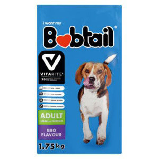 Bobtail Dog Food Adult Mini Chunks BBQ Grill 1 x 1.75Kg