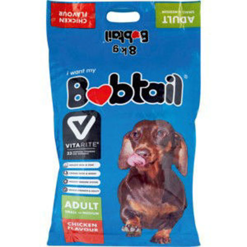 Bobtail Dog Food Adult Mini Chunks Chick 1 x 8Kg