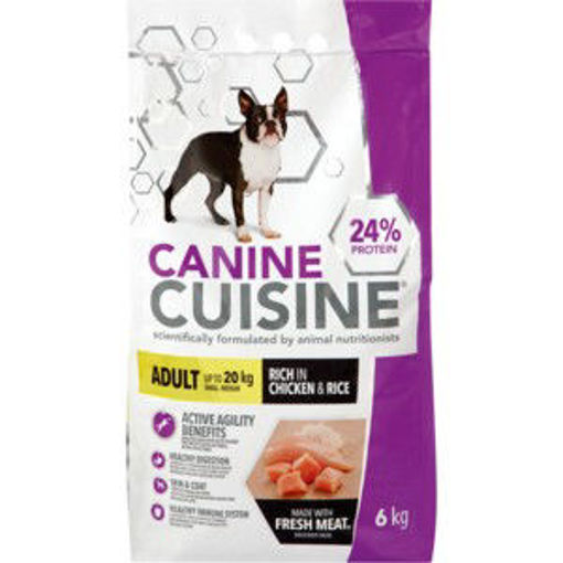 Canine Cuisine Dog Food Chick & Rice Small 1 x 6Kg