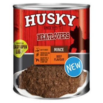 Husky Dog Food Mince Beef 1 x 775G