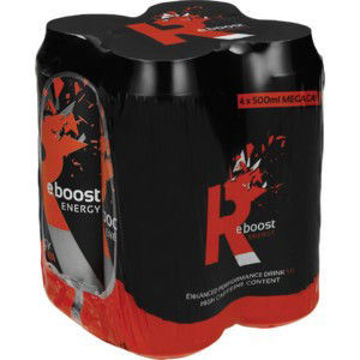 Reboost Energy Drink 4 x 500Ml