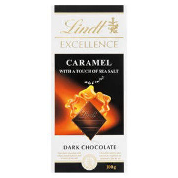 Lindt Excellence Caramel Sea Salt 1 x 100G