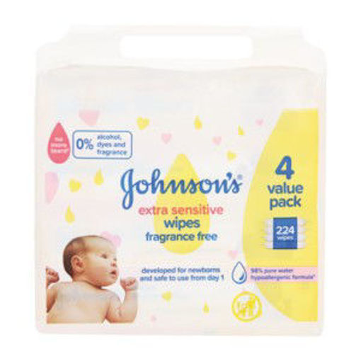 JOHNSON`S Extra S/Wipes 1 x 56`S