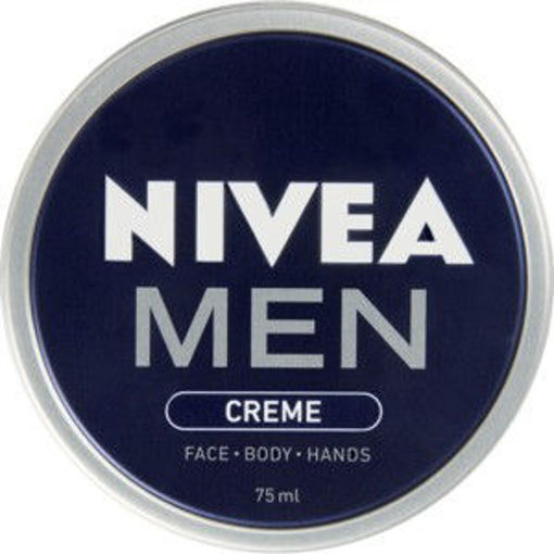 Nivea Face Cream Men Tin . 1 x 75Ml