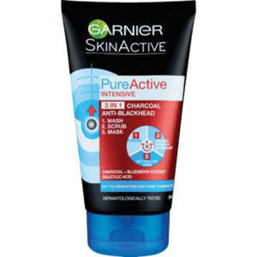 Garnier Facial Pure Act 3 In 1 Charc 1 x 150Ml