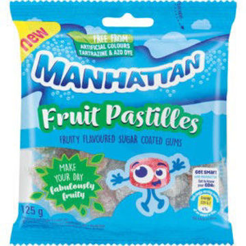 Manhattan Fruit Pastlies 1 x 125Gr