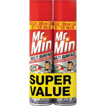 Mr Min Furn Polish Multi Surf 2x300 Laven 1 x 300Ml