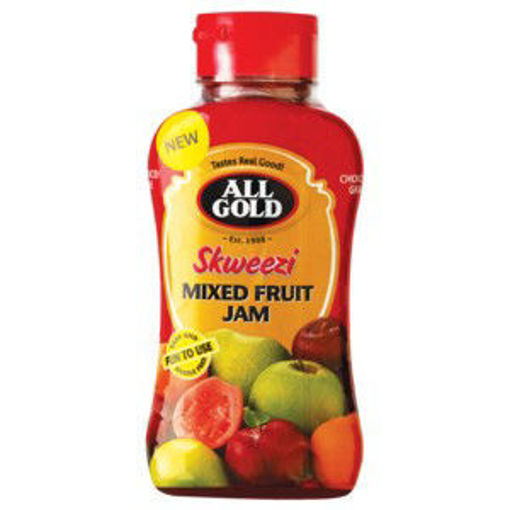 All Gold Jam Squeeze Mixed Fruit 1 x 460Gr