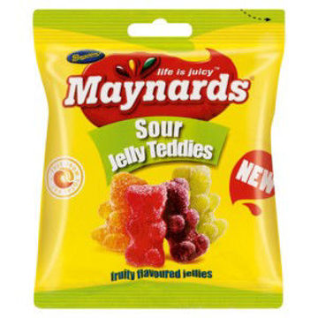 Maynards Jelly Energy Sour Teddies 1 x 75G