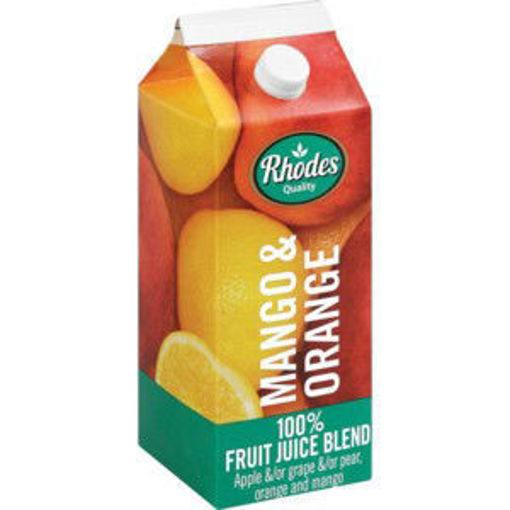 Rhodes Juice 100%  Mango Orange 1 x 2Lt