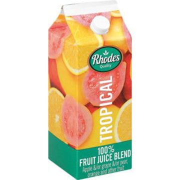 Rhodes Juice 100%  Tropical 6 x 2Lt