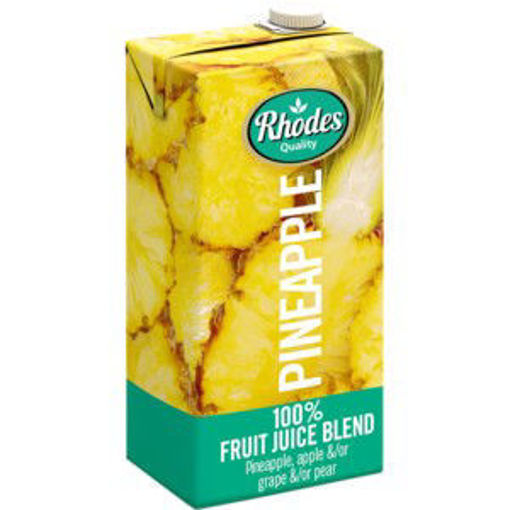 Rhodes Juice 100% Pineapple 1 x 1Lt