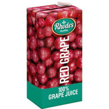 Rhodes Juice 100% Red Grape 1 x 1Lt