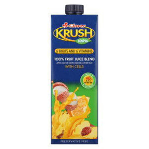 Krush Juice 100% UHT 6 Fruit & Vit 1 x 1Lt