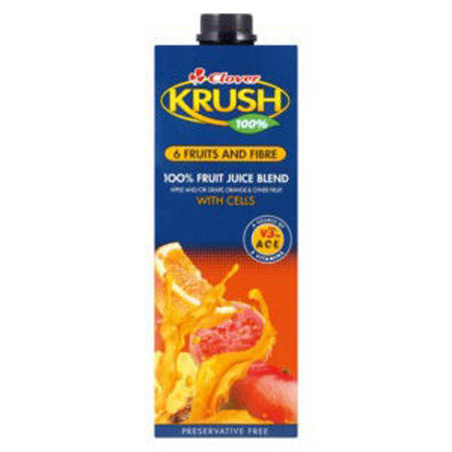 Krush Juice 100% UHT Fruit Fiber 1 x 1Lt