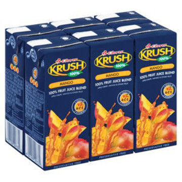 Krush Juice 100% UHT Mango 1 x 200Ml