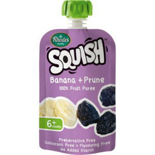 Rhodes Juice Squish Banana & Prune 1 x 110Ml