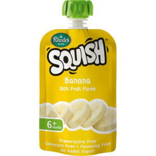 Rhodes Juice Squish Banana Puree 1 x 110Ml