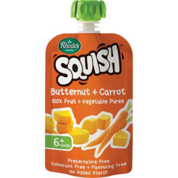 Rhodes Juice Squish Butternut Carrot 1 x 110Ml