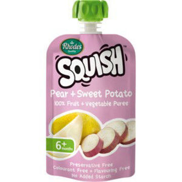 Rhodes Juice Squish Pear Sweet Potato 1 x 110Ml