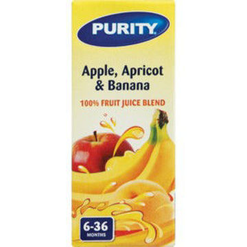 Purity Juice Tetra Apple Apric Banana 24 x 200Ml