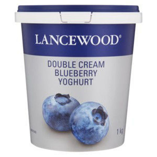 Lancewood Lw Double Cream Blueberry Yog 1L 1 x 1L