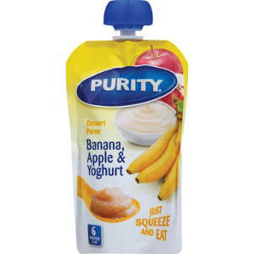 Purity Meal Pouch Banana Apple Yog 1 x 110Ml