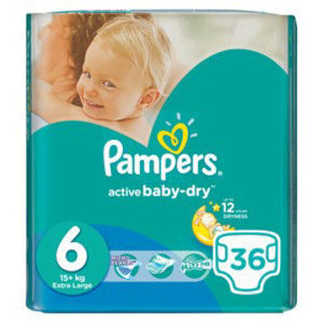 Pampers Nappies Act Baby VP XL 36s 1 x 0Ea