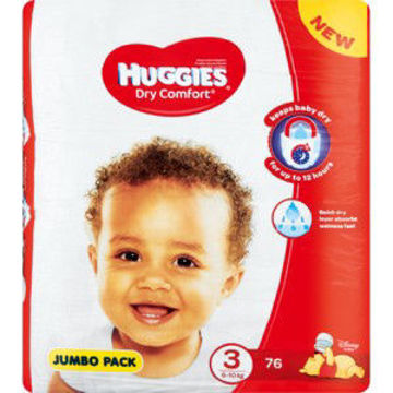 Huggies Nappies Dry Comfort Jum Siz 3 Midi 1 x 0Ea