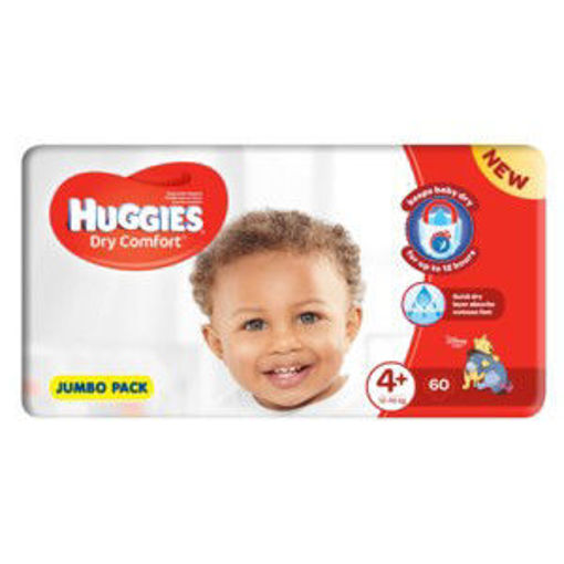 Huggies Nappies Dry Comfort Jum Siz 4 + Ma 1 x 0Ea