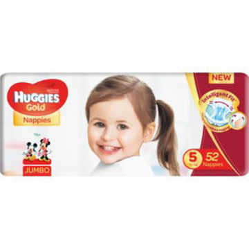 Huggies Nappies Gold JP Size 5 52s 1 x 0Ea