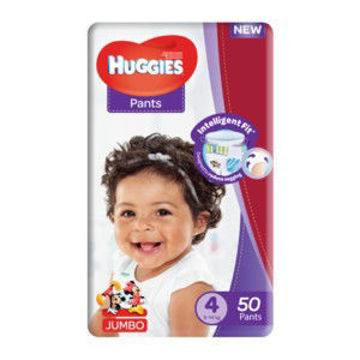 Huggies Nappies Pants Jumbo Size4 1 x 0Ea