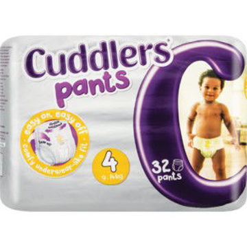 Cuddlers Nappy Pants S4 1 x 32`s