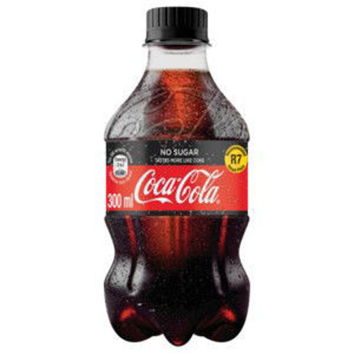 Coke No Sugar Pet 1 x 300Ml