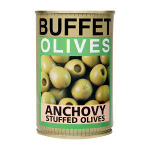 Buffet Olives Can With Garlic 1 x 300G